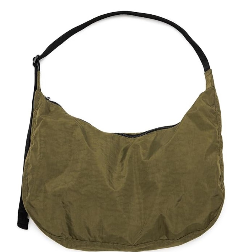 BAGGU: Seaweed Large Crescent Bag🫒